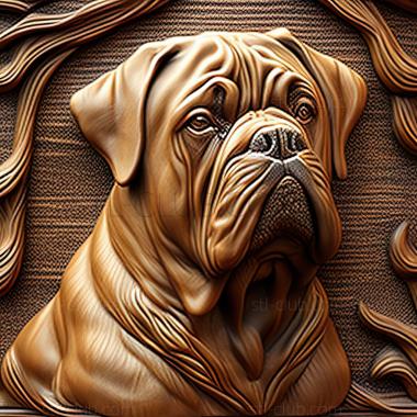 3D model st Bullmastiff dog (STL)